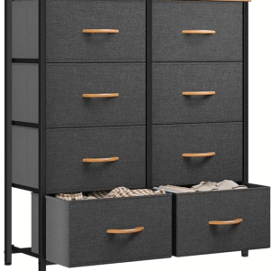 YITAHOME Fabric Chest of Drawers – 8-Drawer Tall Storage Dresser & Bedroom Organizer Cabinet